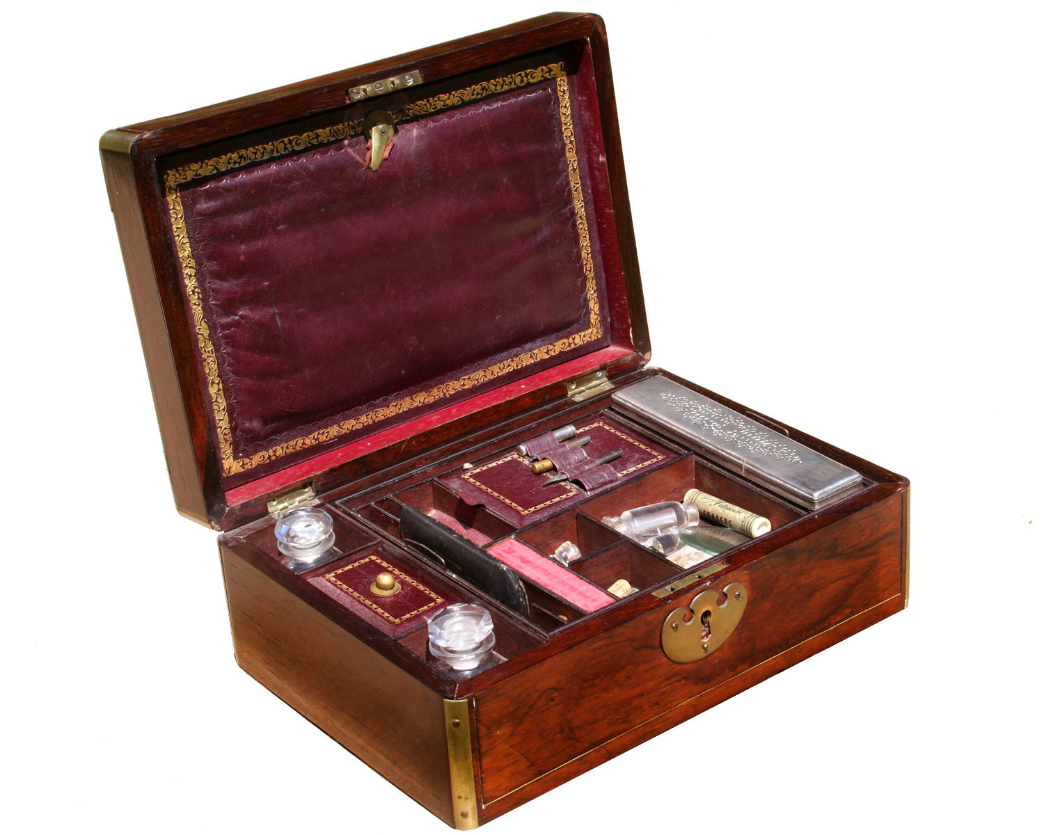 Antique Mens' 19th century Traveling Case