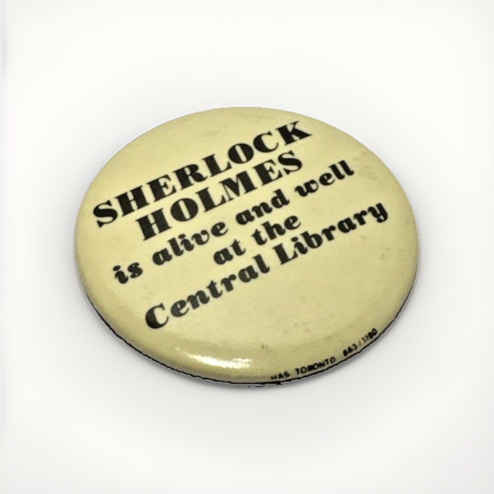 VTG SHERLOCK HOLMES is alive and well at the Central Library | 2