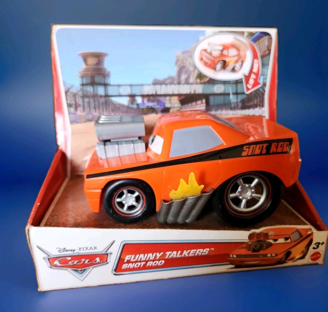 Mattel Disney Pixar Cars Snot Rod Funny Talkers Sound Vehicle BFL91, 2013 Mattel Disney Pixar Cars Snot Rod Funny Talkers Sound Vehicle BFL91, 2013