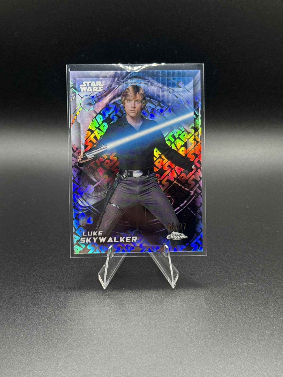 2026 Topps Chrome Star Wars Luke Skywalker Star Wars Refractor /77