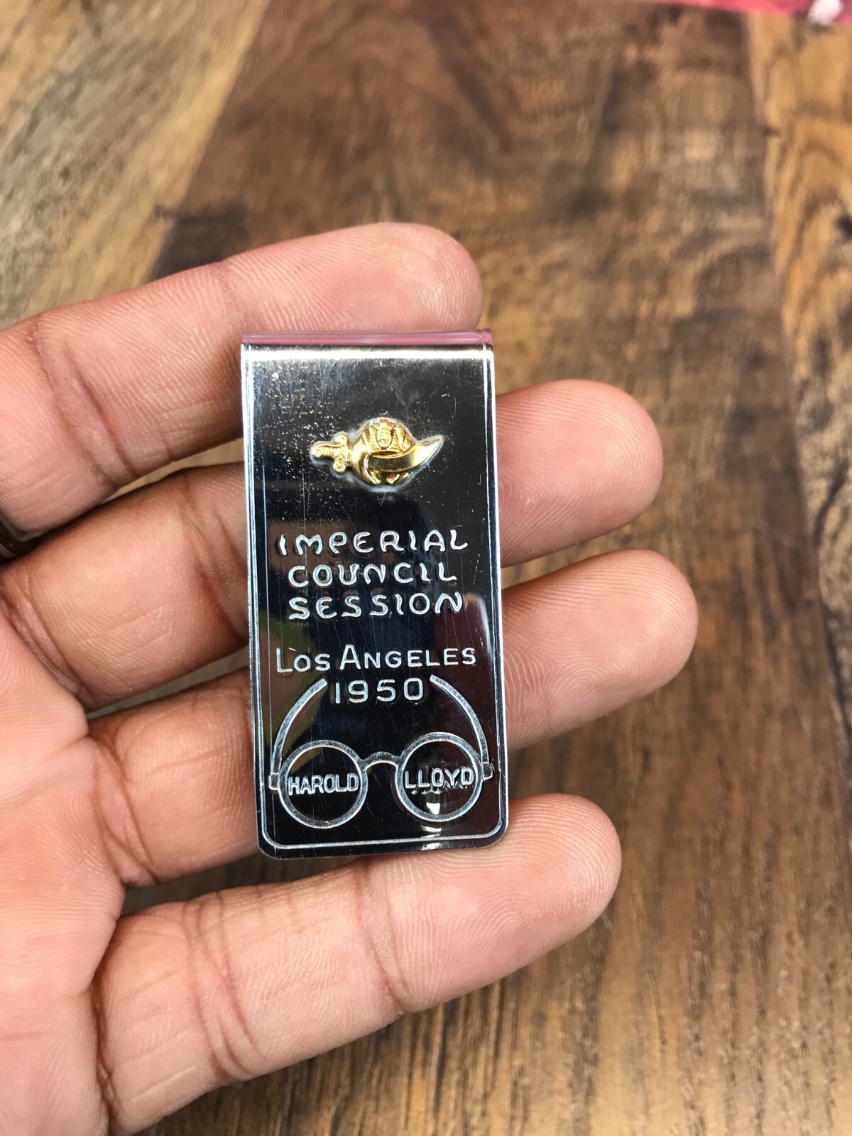 1950's - IMPERIAL COUNCIL SESSION L.A. HAROLD LLOYD MASONIC MONEY SHRINKERS CLIP