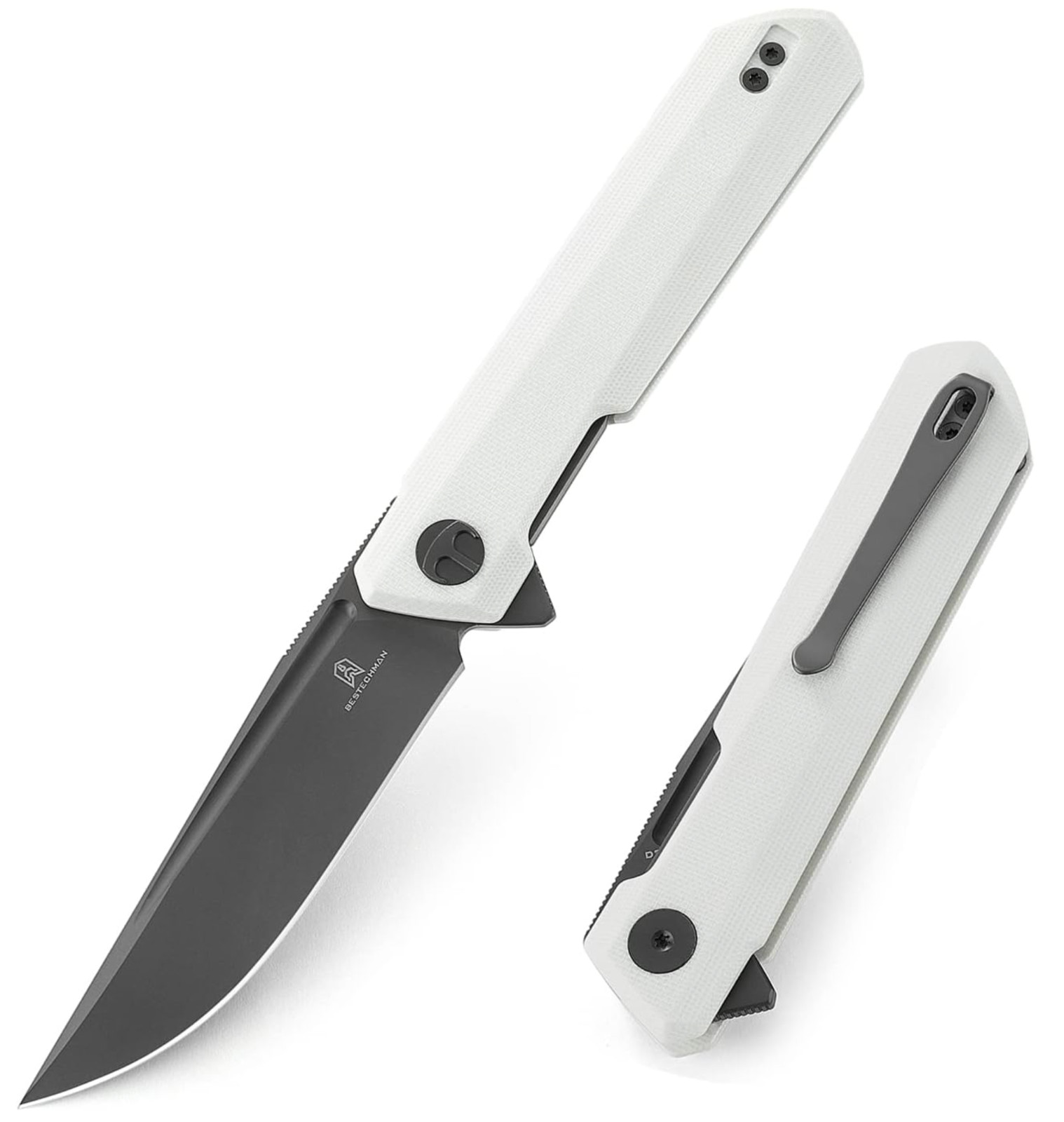 Bestech Knives Bestechman Dundee Linerlock 3.5 D2 G10 Pocket Folding Knife MK01I