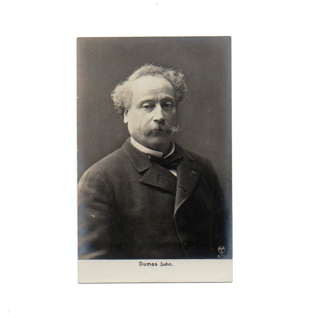C19th Vintage Postcard | Alexandre Dumas French Novelist & Playwright