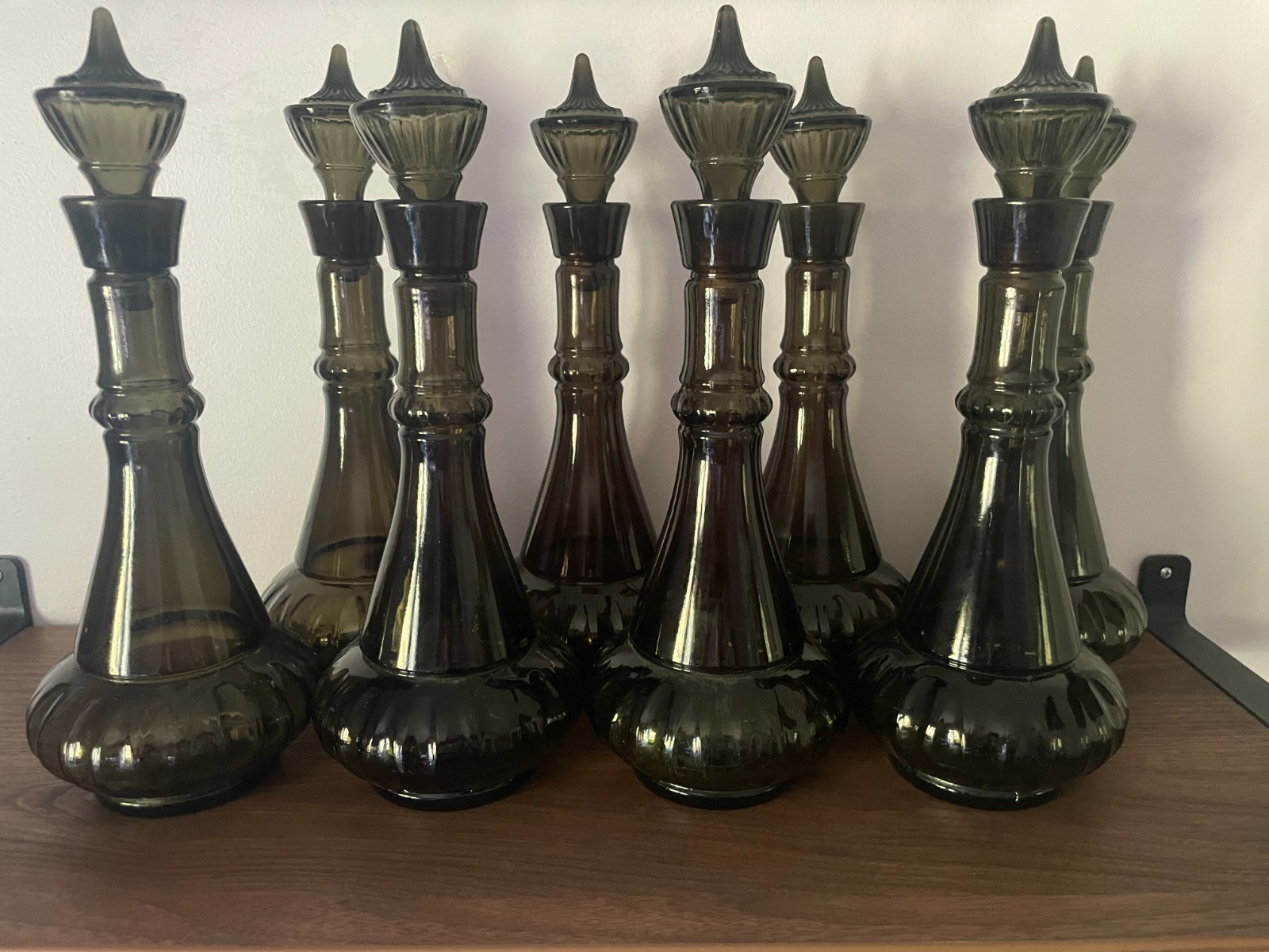 8 Smoky Crystal Vintage Jim Beam 