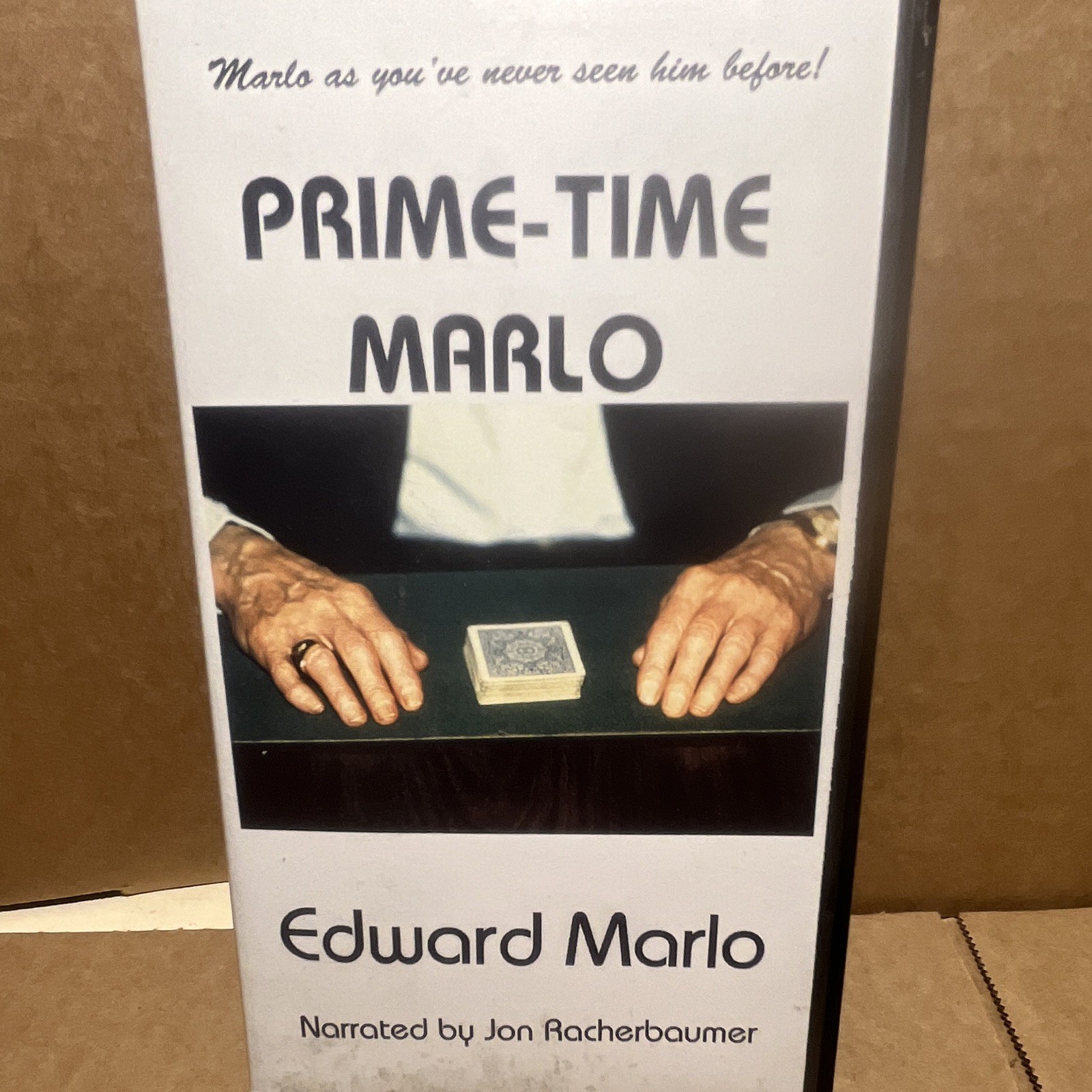 Prime-time Marlo (Edward Marlo)by Jon Ratcherbauwer Magic Tricks VHS Prime-time Marlo (Edward Marlo)by Jon Ratcherbauwer Magic Tricks VHS