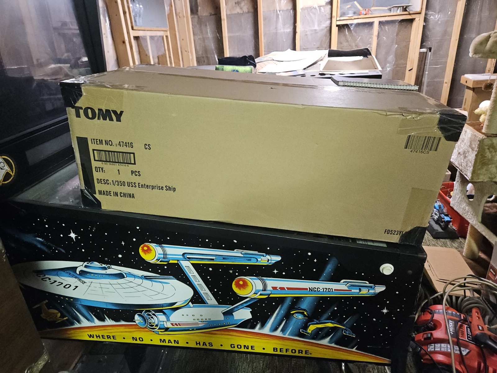 FACTORY SEALED Tomy Star Trek TOS USS Enterprise NCC-1701 1/350 Scale Die Cast