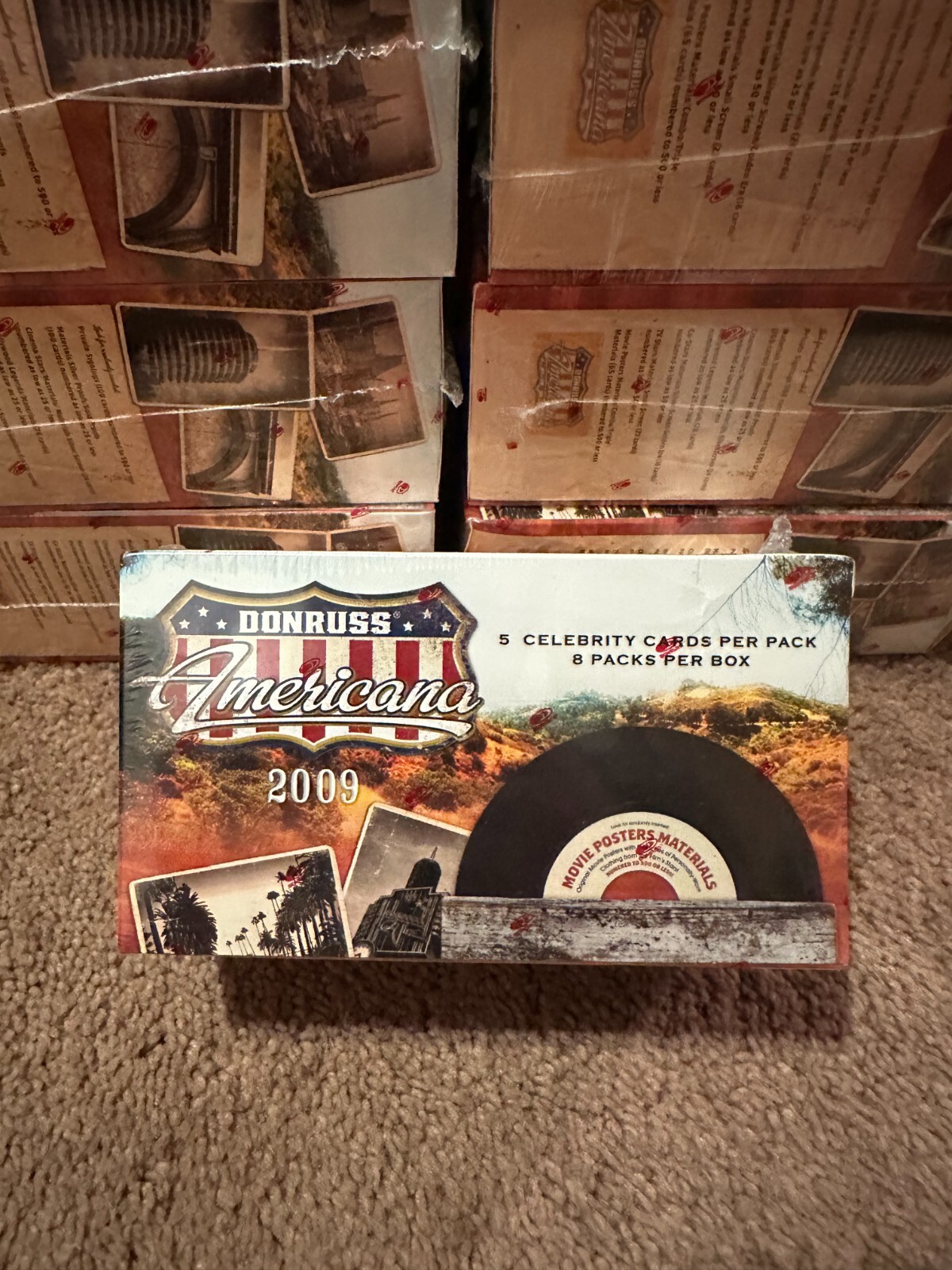 2009 Donruss Americana 8 Sealed Blaster Box Lot Celebrity Auto Memorabilia