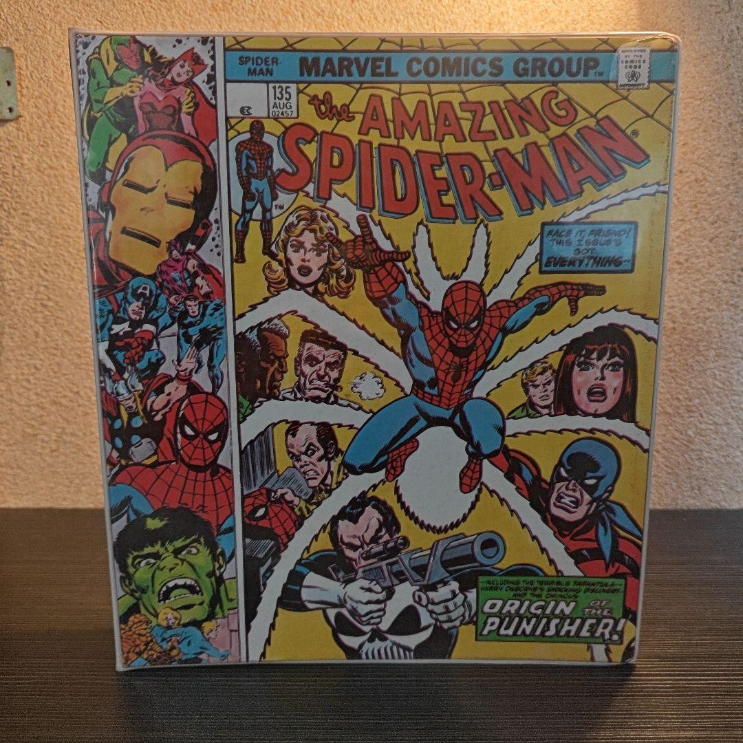 Spider-Man 1970s Mead Slide Ring Binder Vintage Marvel Comics Rare