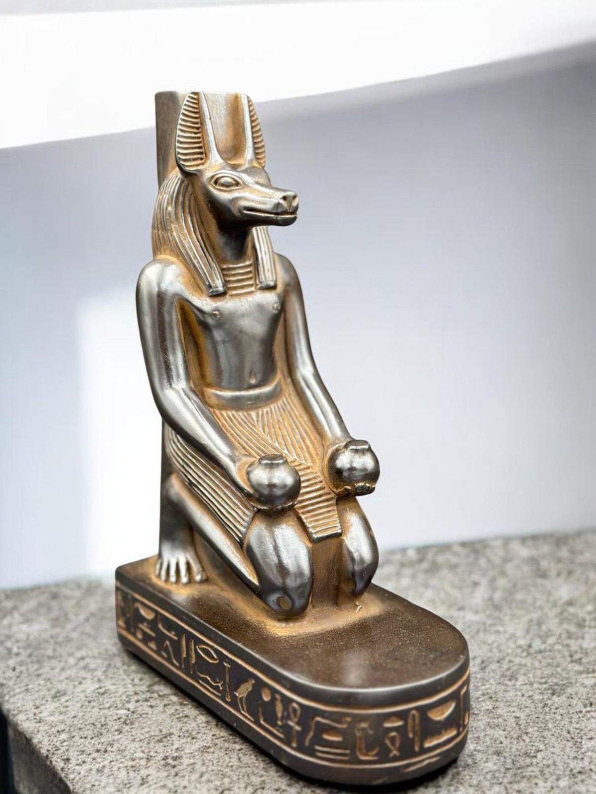 Ancient Egyptian Anubis Statue Rare Antique Pharaonic God Mythology BC