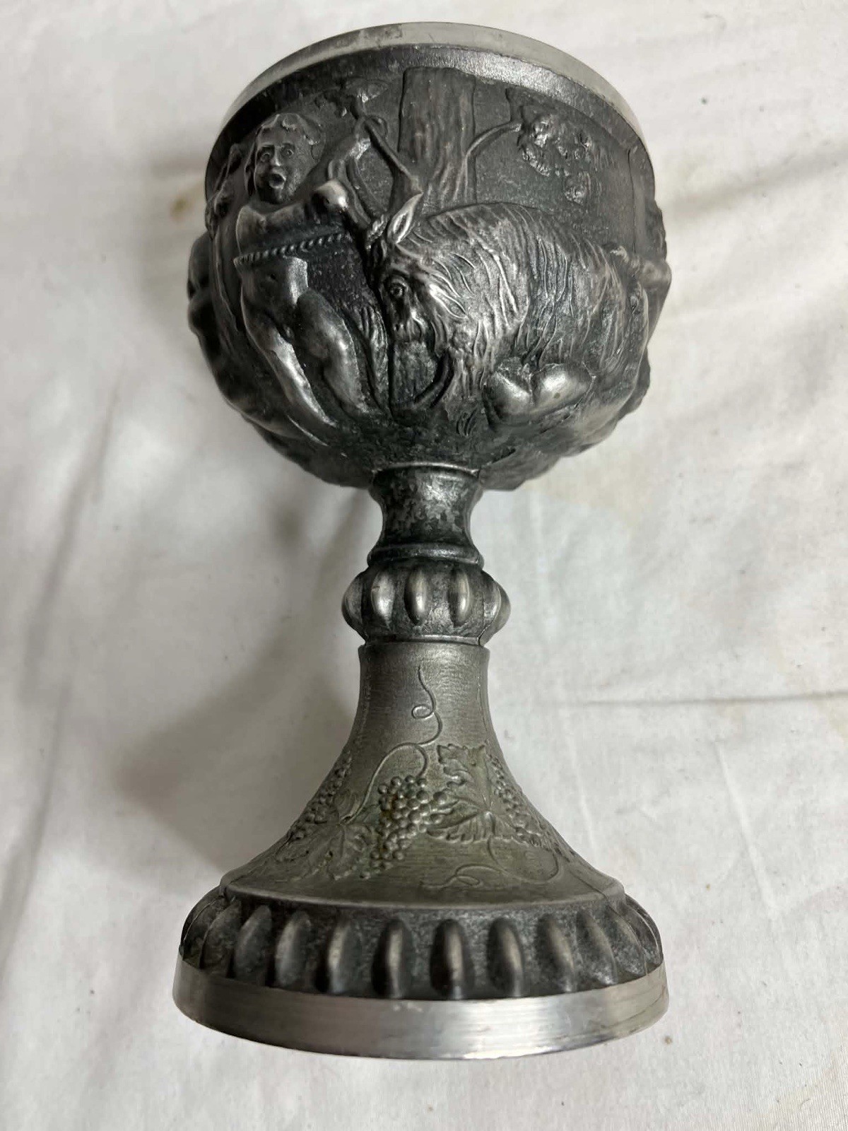 Vintage German  Pewter Goblet