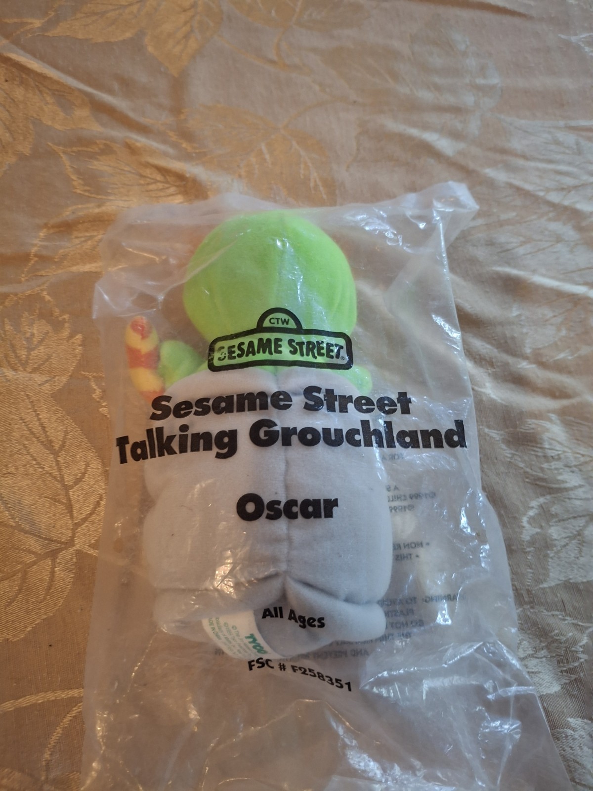 Vintage Sesame Street Talking Oscar The Grouch By Tyco