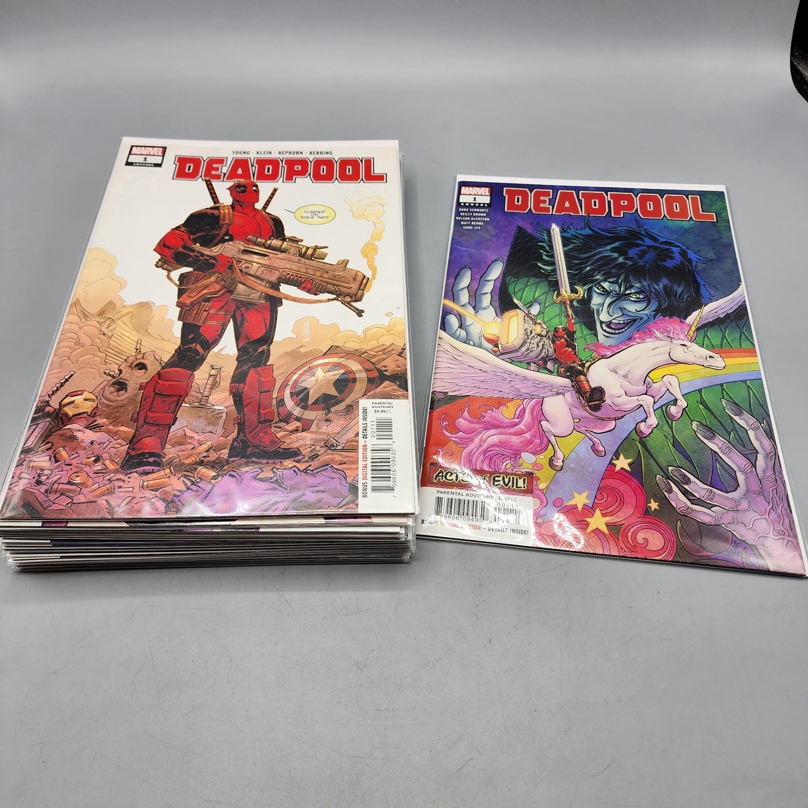 Deadpool Volume VII Full Run #1-15 + Annual #1 Marvel Bagged & Boarded Deadpool Volume VII Full Run #1-15 + Annual #1 Marvel Bagged & Boarded
