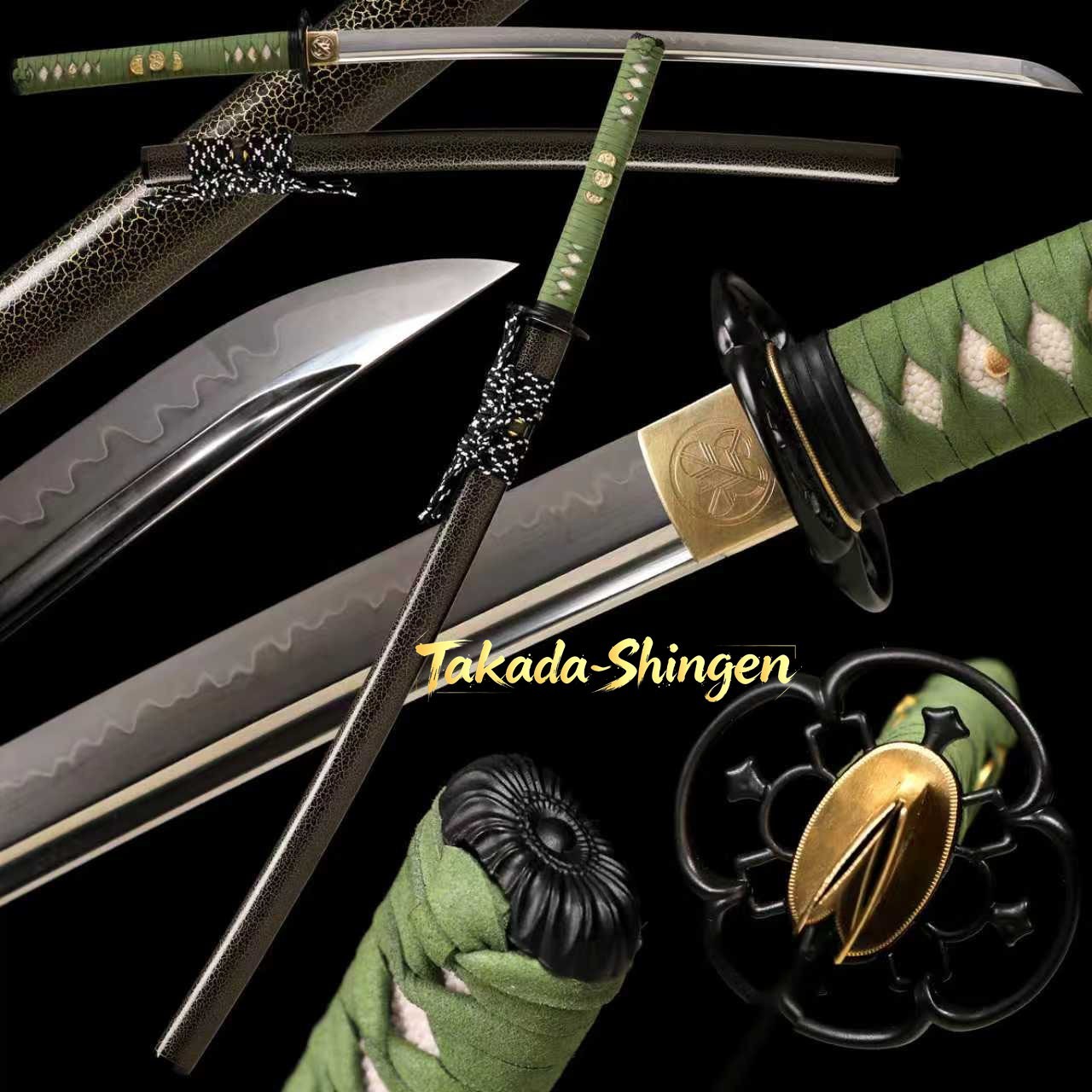 Clay Tempered T-10 steel Blade Japanese Katana Steel Tsuba Sharp Sword Clay Tempered T-10 steel Blade Japanese Katana Steel Tsuba Sharp Sword