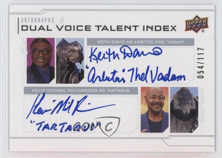 2024 Halo Legacy Collection Inscribed Keith David Arbiter Thel 'Vadam Auto 02aj