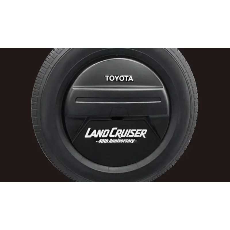 New Toyota Land Cruiser 70 GDJ76W Genuine 40th Anniversary Spare Tire Decal New Toyota Land Cruiser 70 GDJ76W Genuine 40th Anniversary Spare Tire Decal