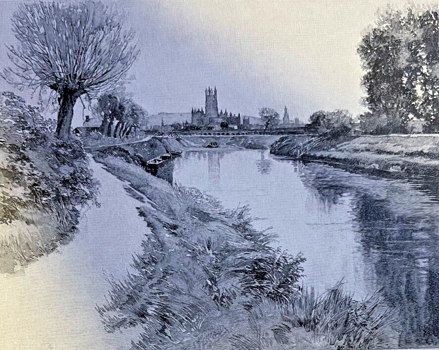 1890 England Gloucester Cathedral illustrated 1890 England Gloucester Cathedral illustrated
