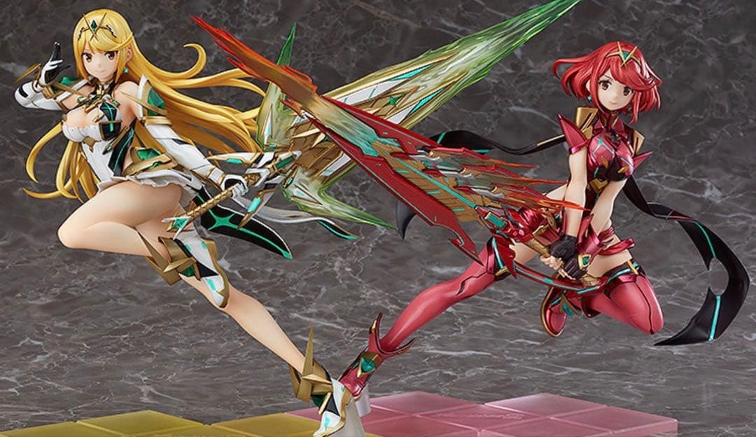 RARE Xenoblade 2 Homura & Hikari 1/7 Figure Set of 2 from JAPAN