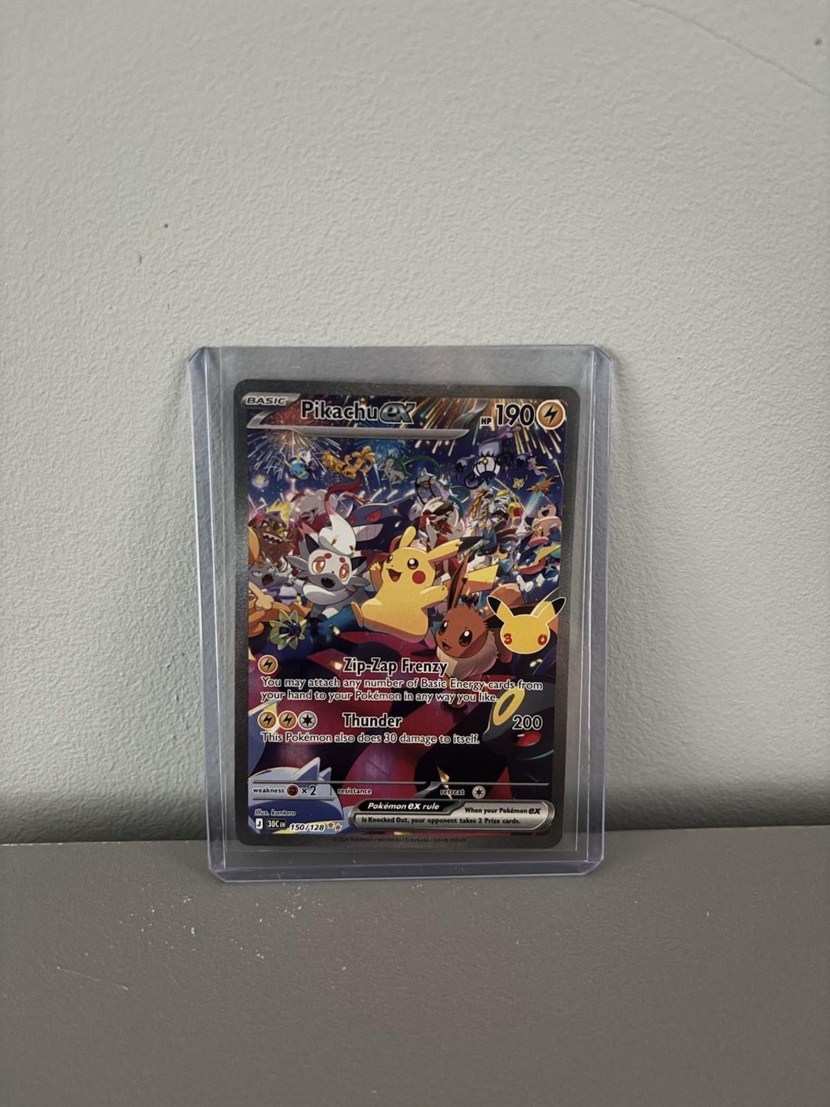 2026 Pokemon 30th Anniversary Night Pikachu 150/128 SIR NM/Mint 2026 Pokemon 30th Anniversary Night Pikachu 150/128 SIR NM/Mint