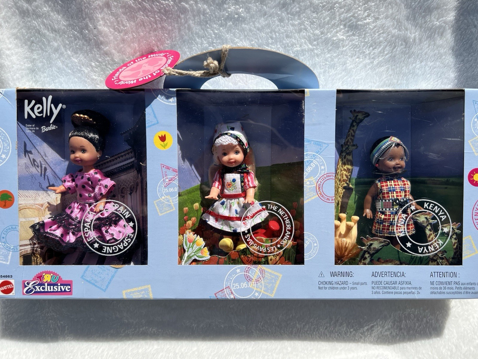 Barbie NIB Kelly Friends of the World 3piece Set Barbie NIB Kelly Friends of the World 3piece Set