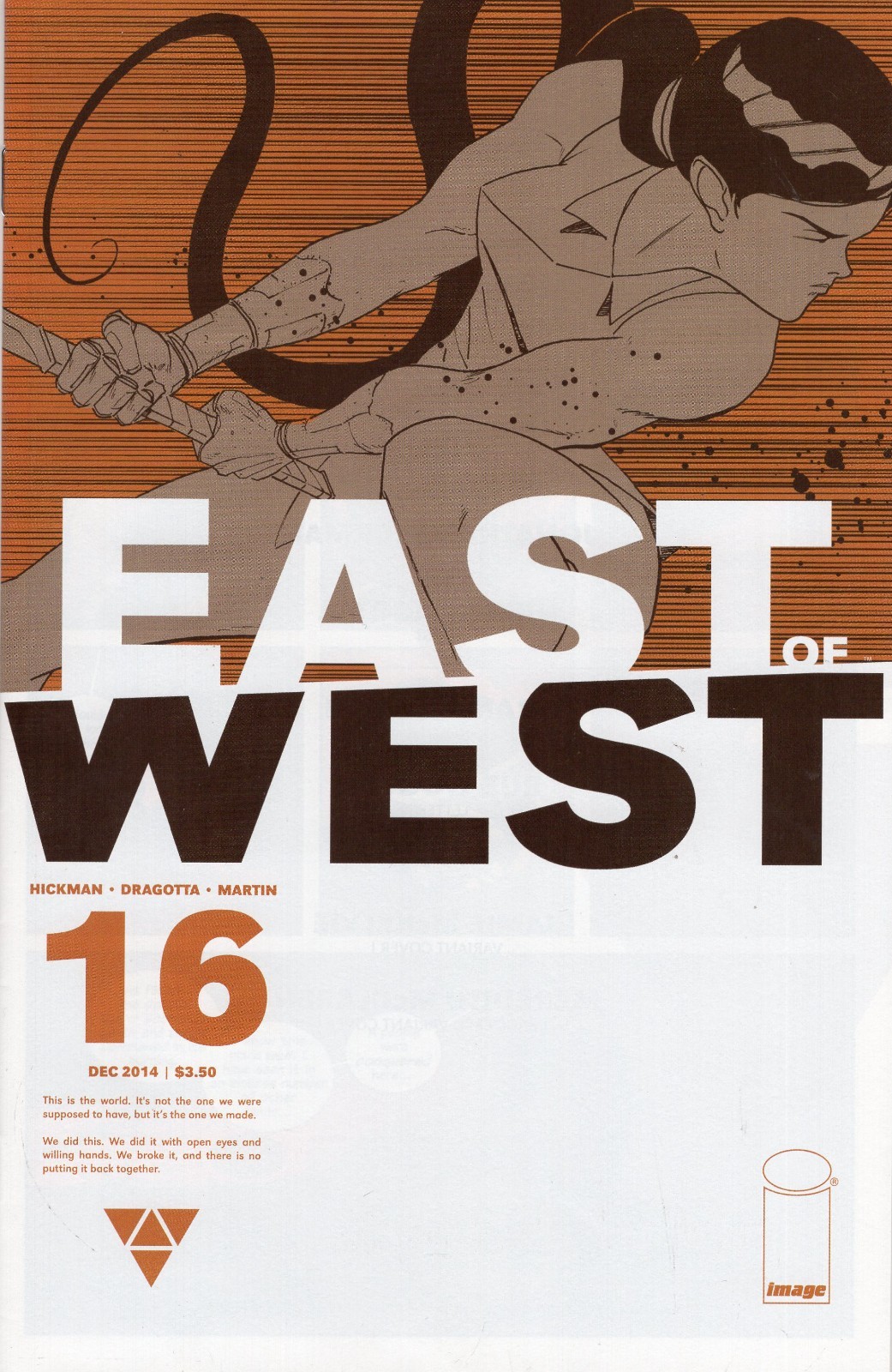 East of West #16 Image Comics 2014 NM+ East of West #16 Image Comics 2014 NM+