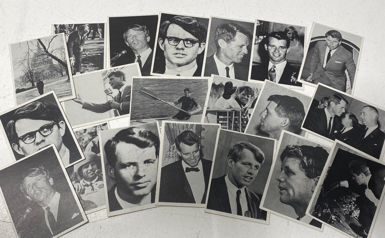 Vintage Robert F Kennedy Trading Card Lot P.C.G.C. 1960s 20 Pieces RFK History