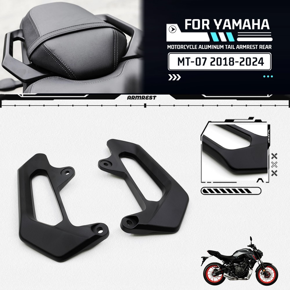 Motorcycle Grab Armrest Pillion Passenger Handle For YAMAHA MT-07 2018-2024