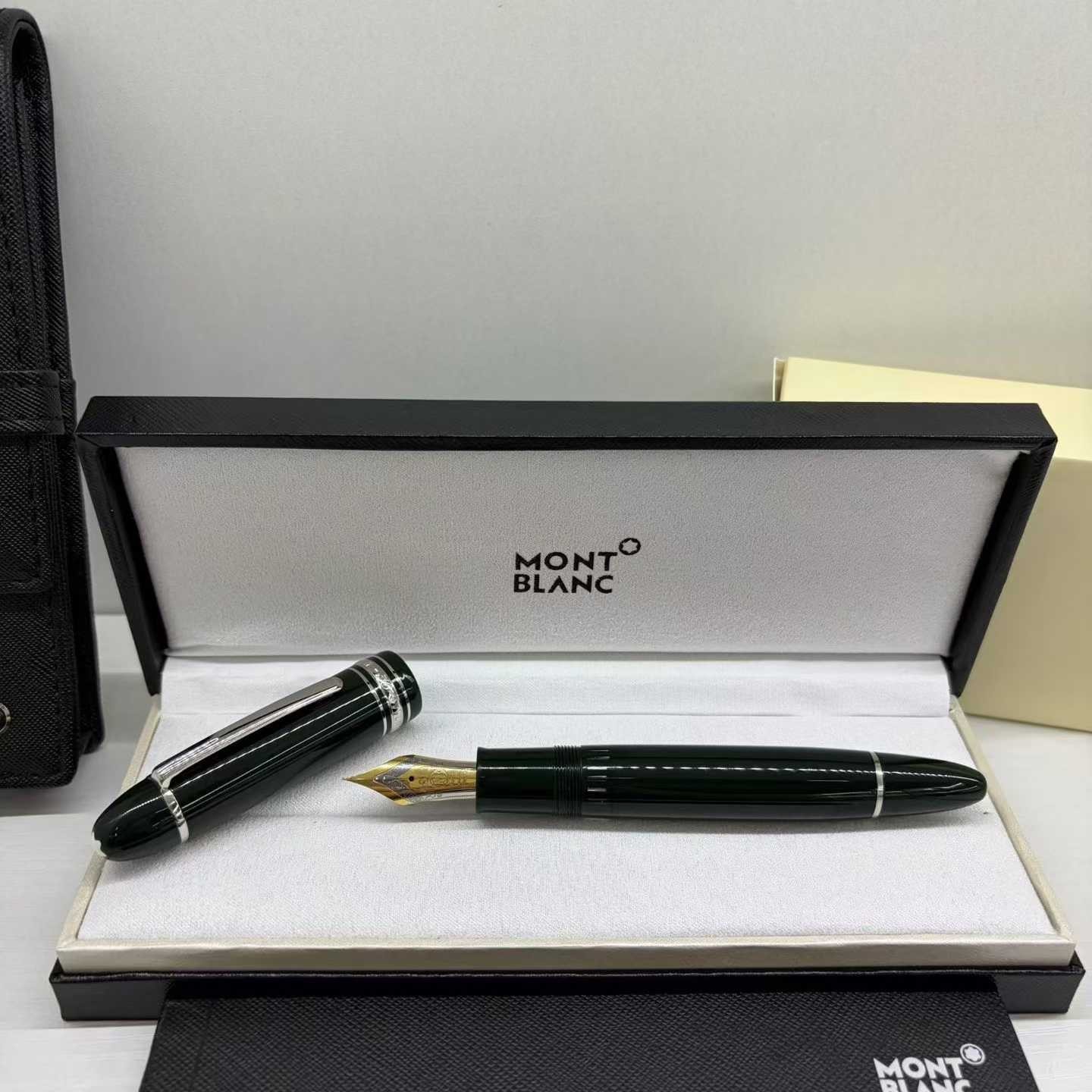 Montblanc classic fountain pen men\'s gift with pen case