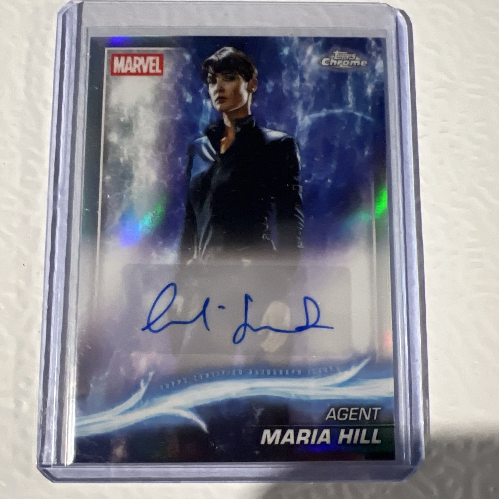 Topps 2025 Marvel Studios Chrome Agent Maria Hill Autograph Cobie Smulders AA-CS Topps 2025 Marvel Studios Chrome Agent Maria Hill Autograph Cobie Smulders AA-CS