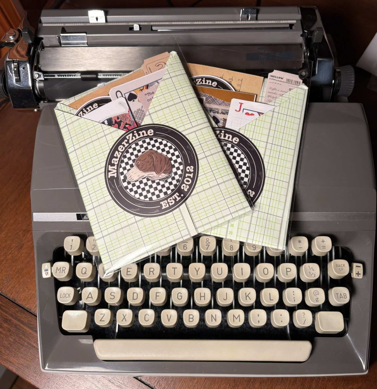MazerZine Blind date with a book Zine, Ephemera, Stickers & junk journal