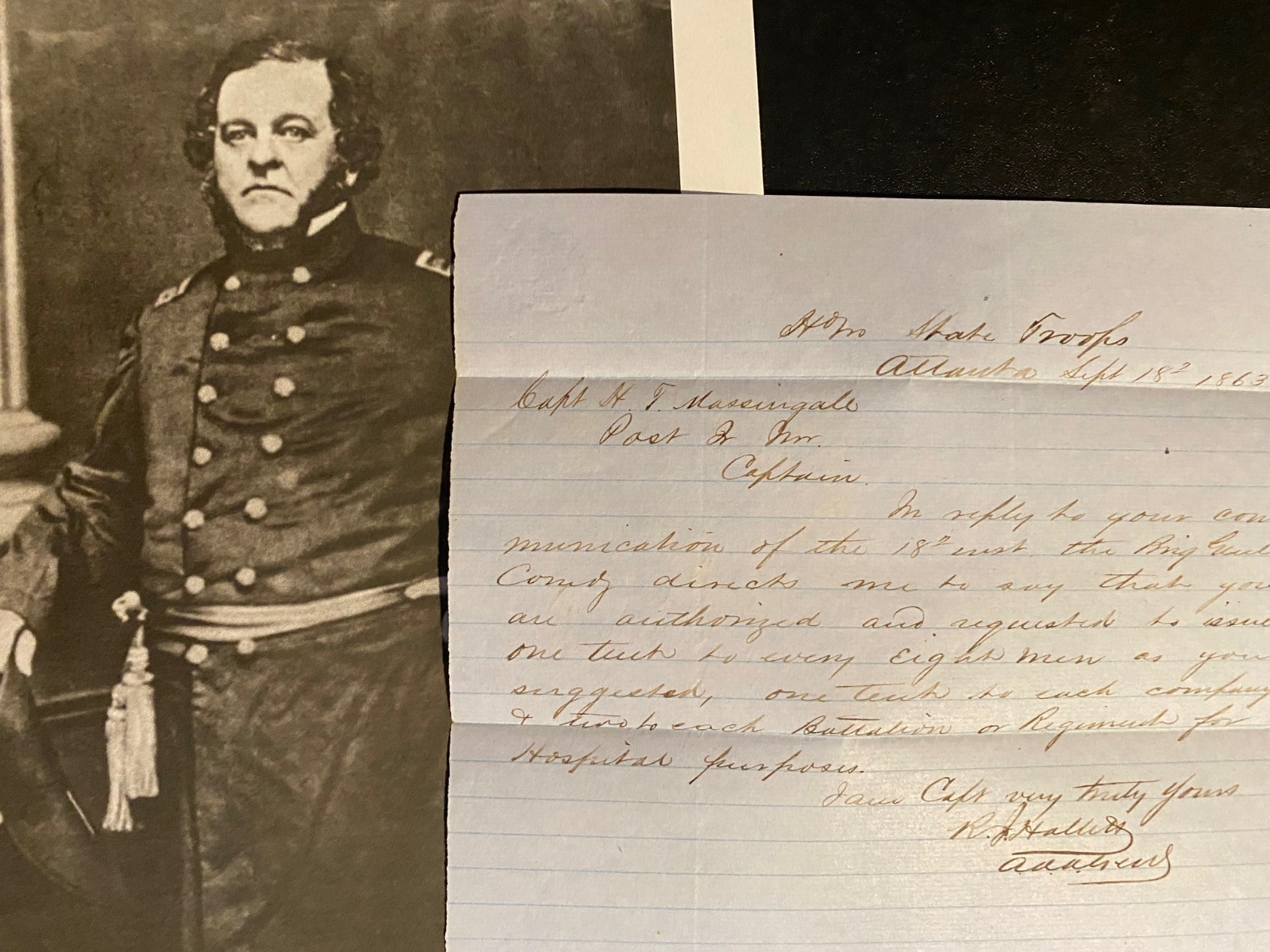 1863 Confederate General Howell Cobb Supply Requisition/ Civil War