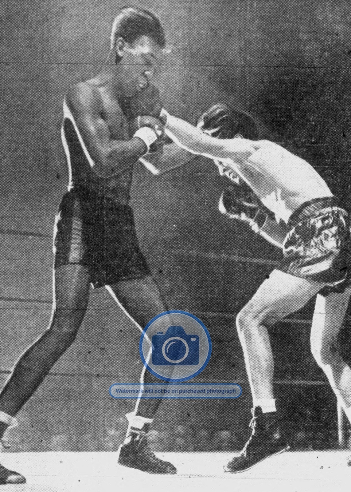 BOXING MATCH CHALKY WRIGHT WILLIE PEP MADISON GARDEN 1942 5X7 PHOTO