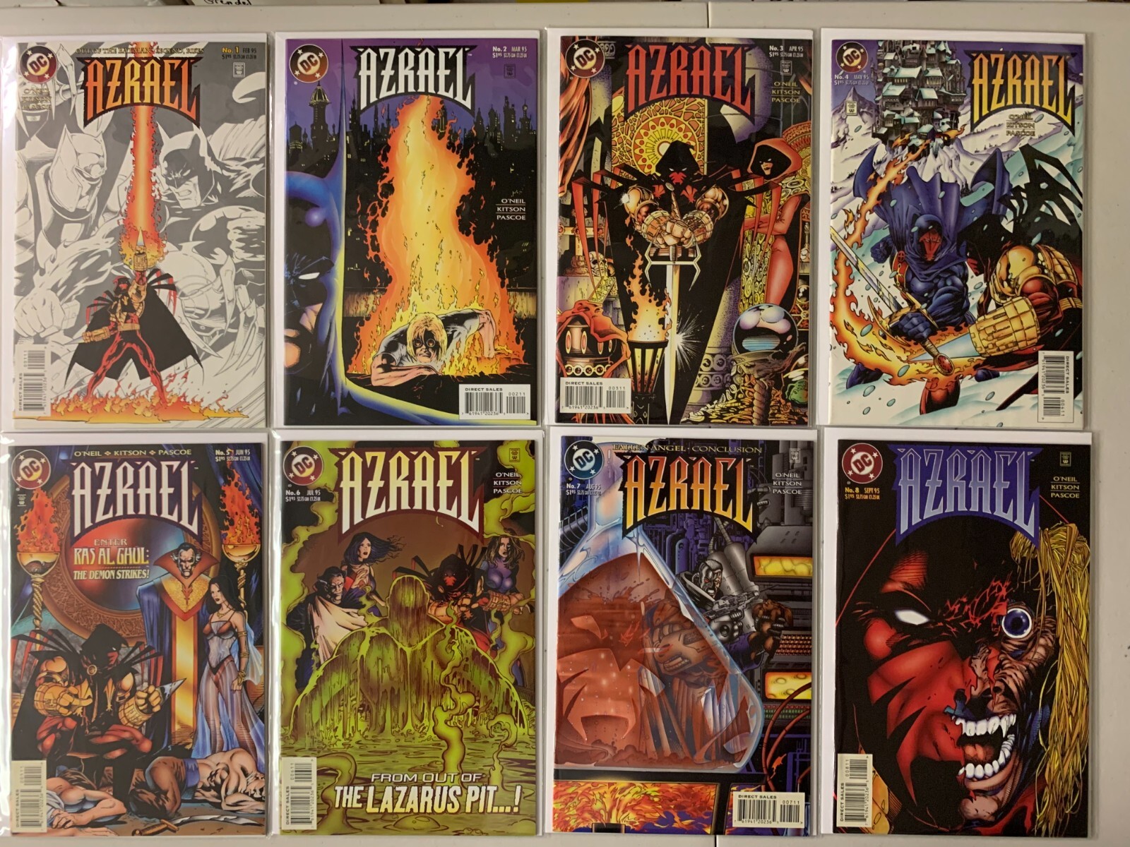 Azrael comics run #1-29 + 2 annual + 2 special 33 diff 7.0 (1995-97) Azrael comics run #1-29 + 2 annual + 2 special 33 diff 7.0 (1995-97)