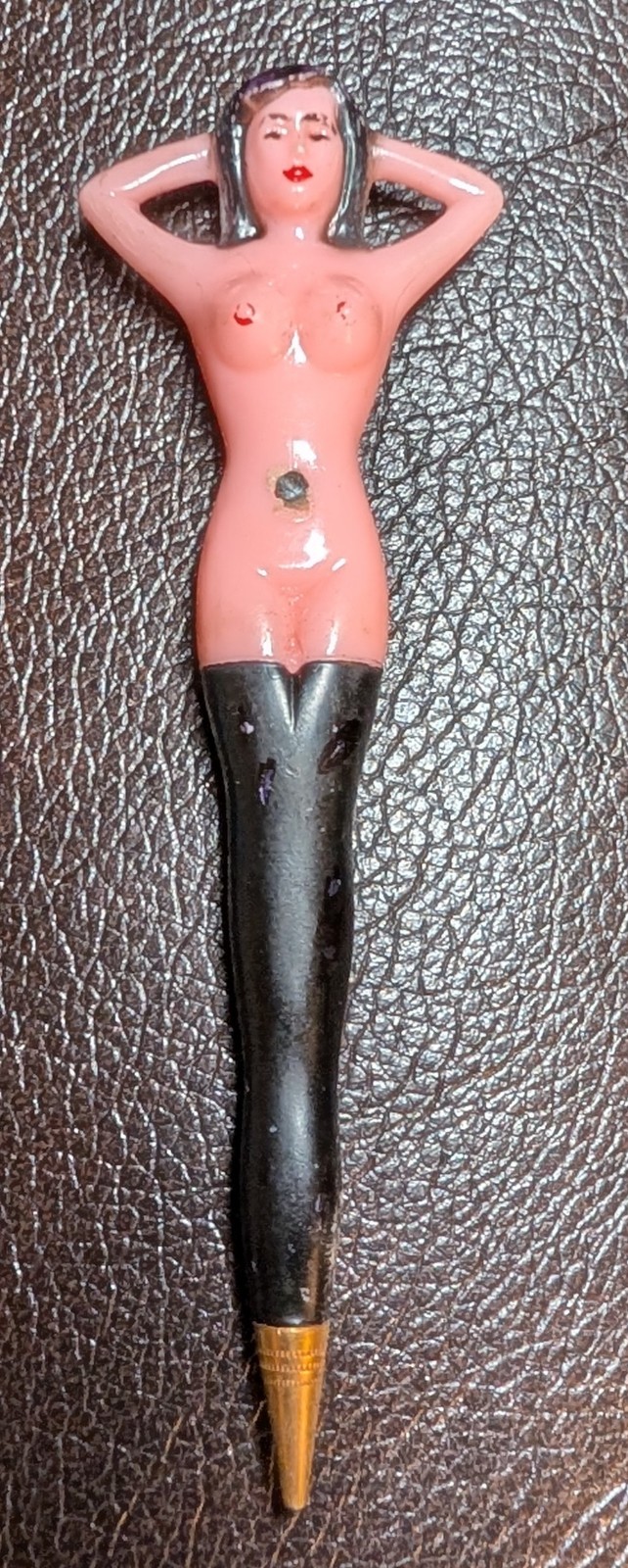 Vintage Mechanical Lead Pencil Nude Lady Pinup Girl Nudie Rare Vintage Mechanical Lead Pencil Nude Lady Pinup Girl Nudie Rare