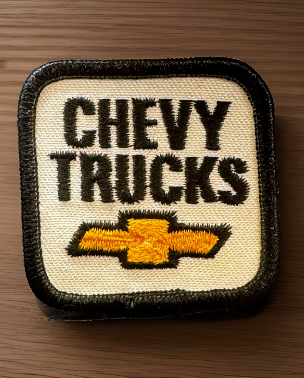 Chevy Trucks Patch Yellow Bow Tie Self-Adhesive Backing Chevrolet 2” Vtg 1980s Chevy Trucks Patch Yellow Bow Tie Self-Adhesive Backing Chevrolet 2” Vtg 1980s