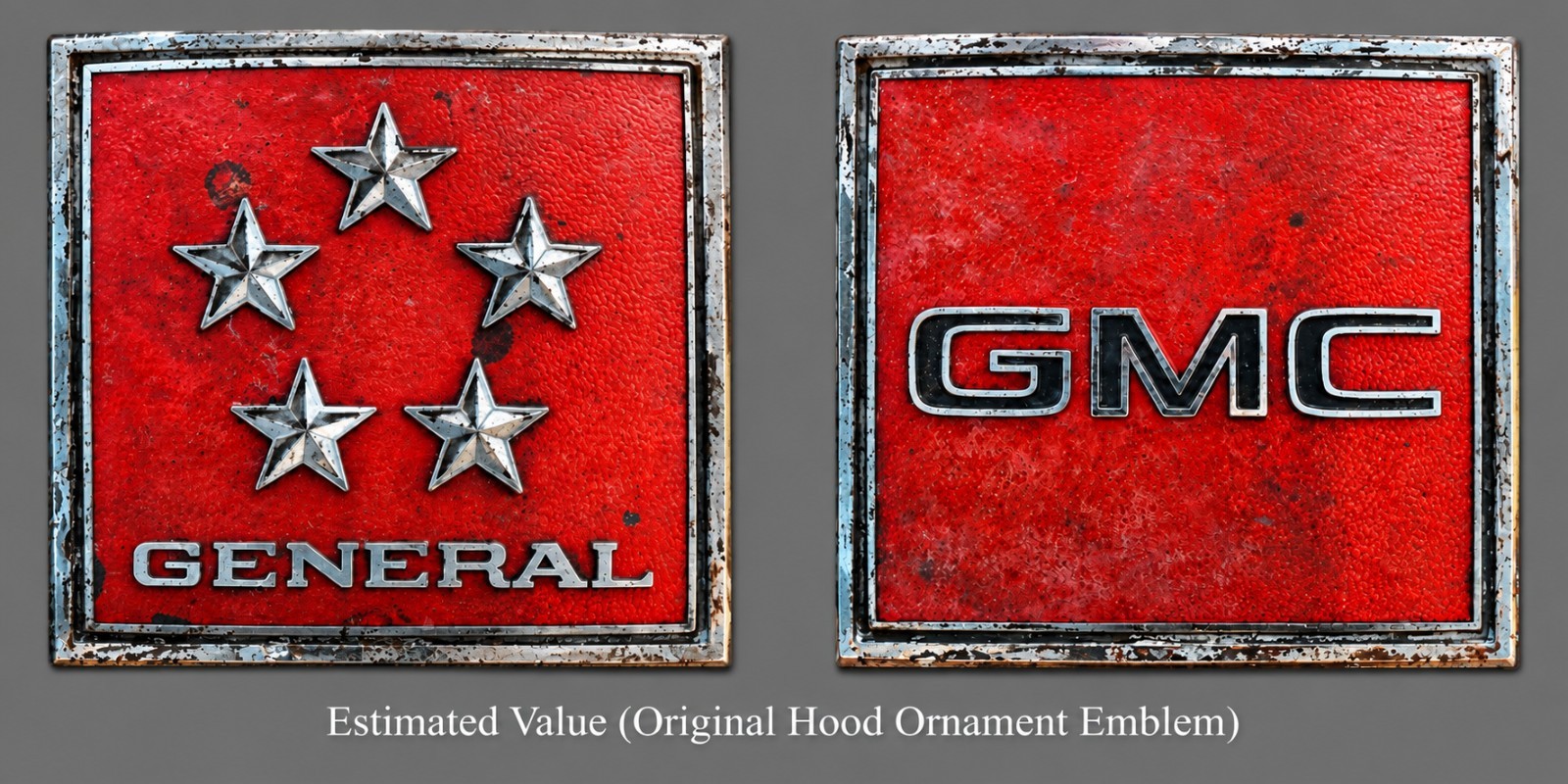 Hood Ornament For A Gmc Truck Missing Pedestal Double Sided Hood Ornament For A Gmc Truck Missing Pedestal Double Sided