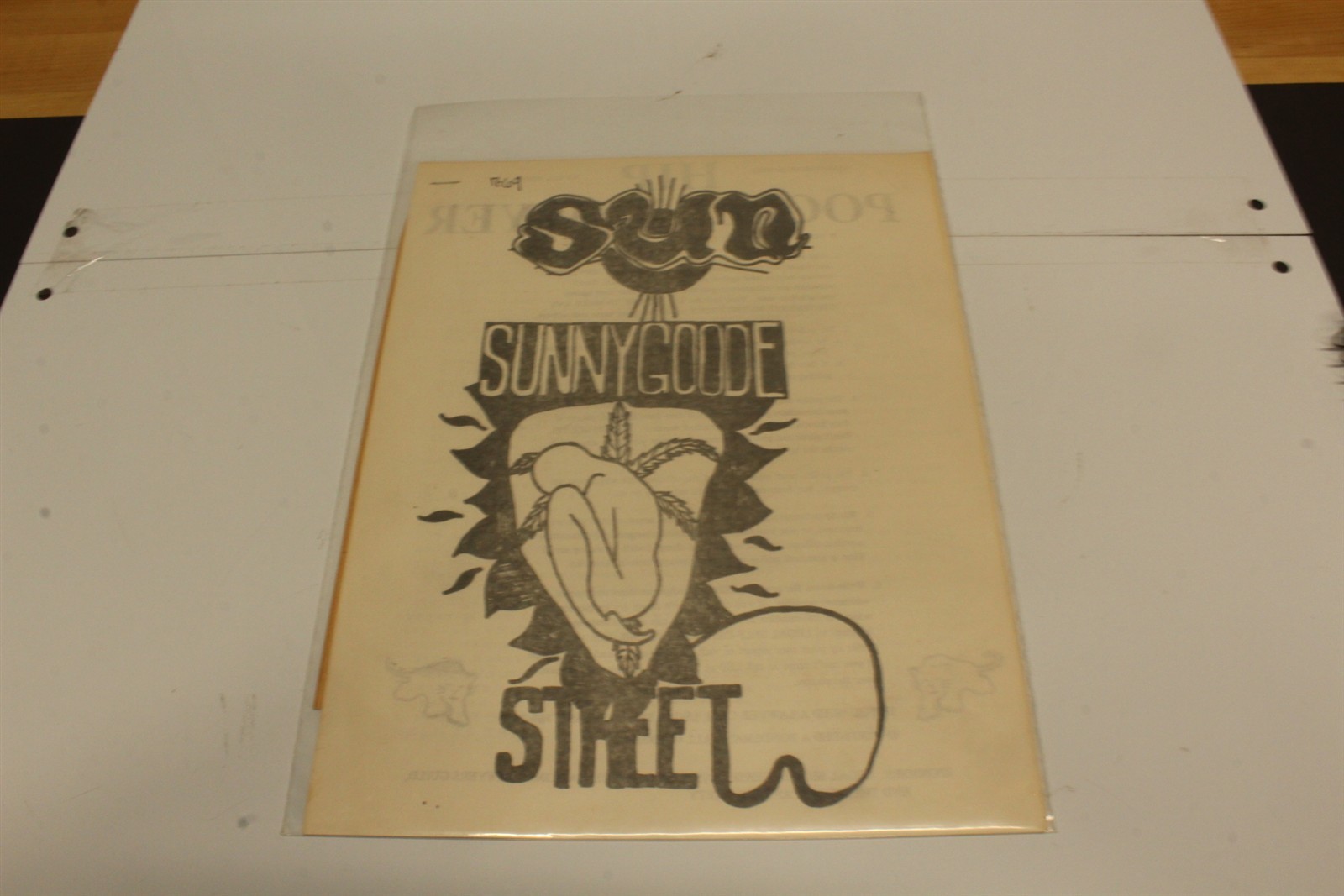 VTG 1969 Sun Sunnygoode Street Bulletin MC5 / John Sinclair