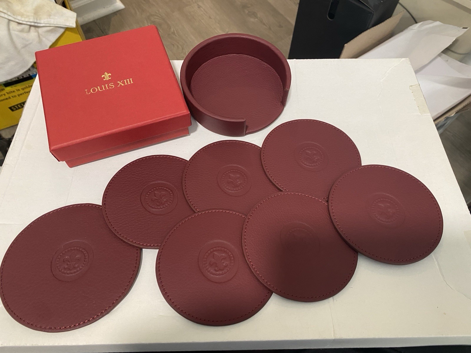 LOUIS XIII Cognac Coaster Set Of 6 Brand New. VERY Rare. Only One On eBay LOUIS XIII Cognac Coaster Set Of 6 Brand New. VERY Rare. Only One On eBay