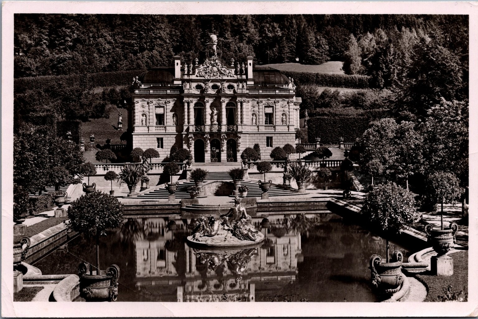 1953 Schloss Linderhof Palace Germany RPPC Real Photo Postcard 1953 Schloss Linderhof Palace Germany RPPC Real Photo Postcard
