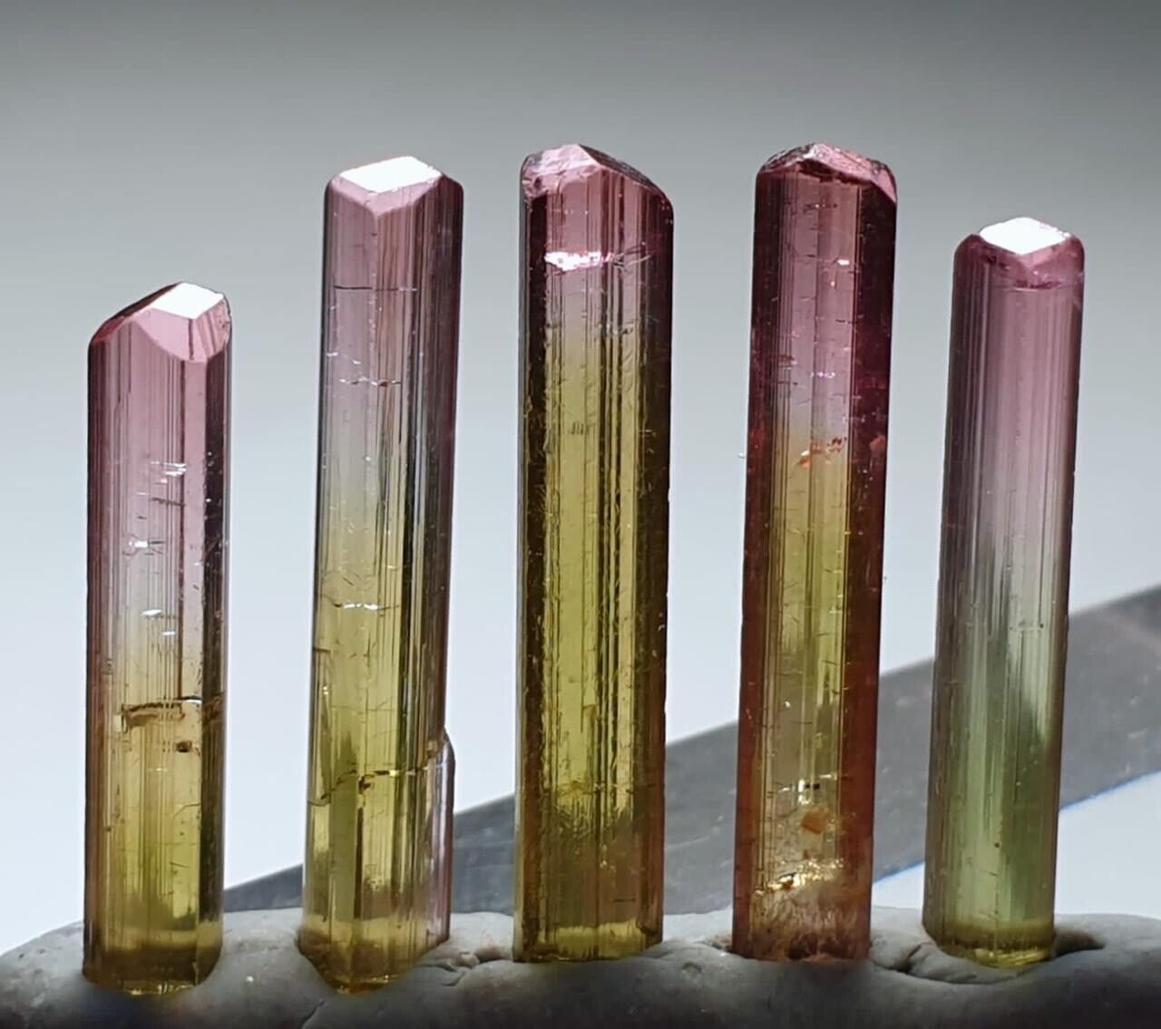 Wow beautiful terminated tourmaline   Bicolor Tourmaline Pinkcap  Crystal