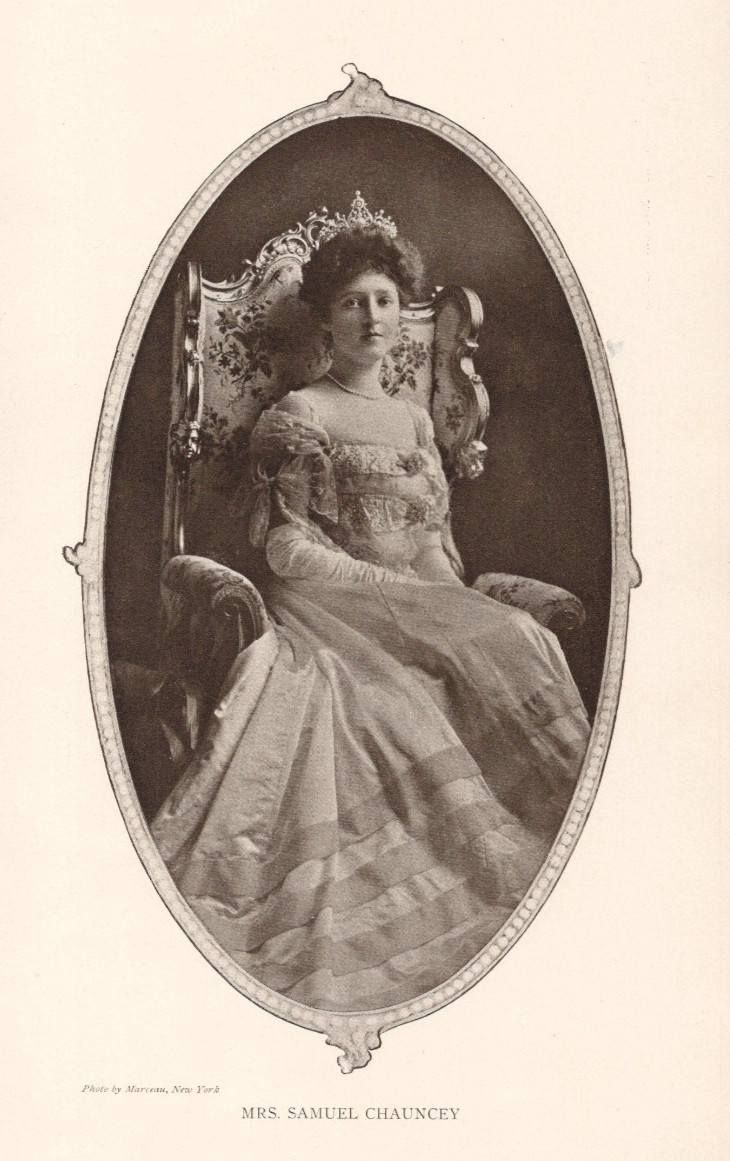 1906 Mrs Samuel Sloan Chauncey Society Beauty Portrait Print