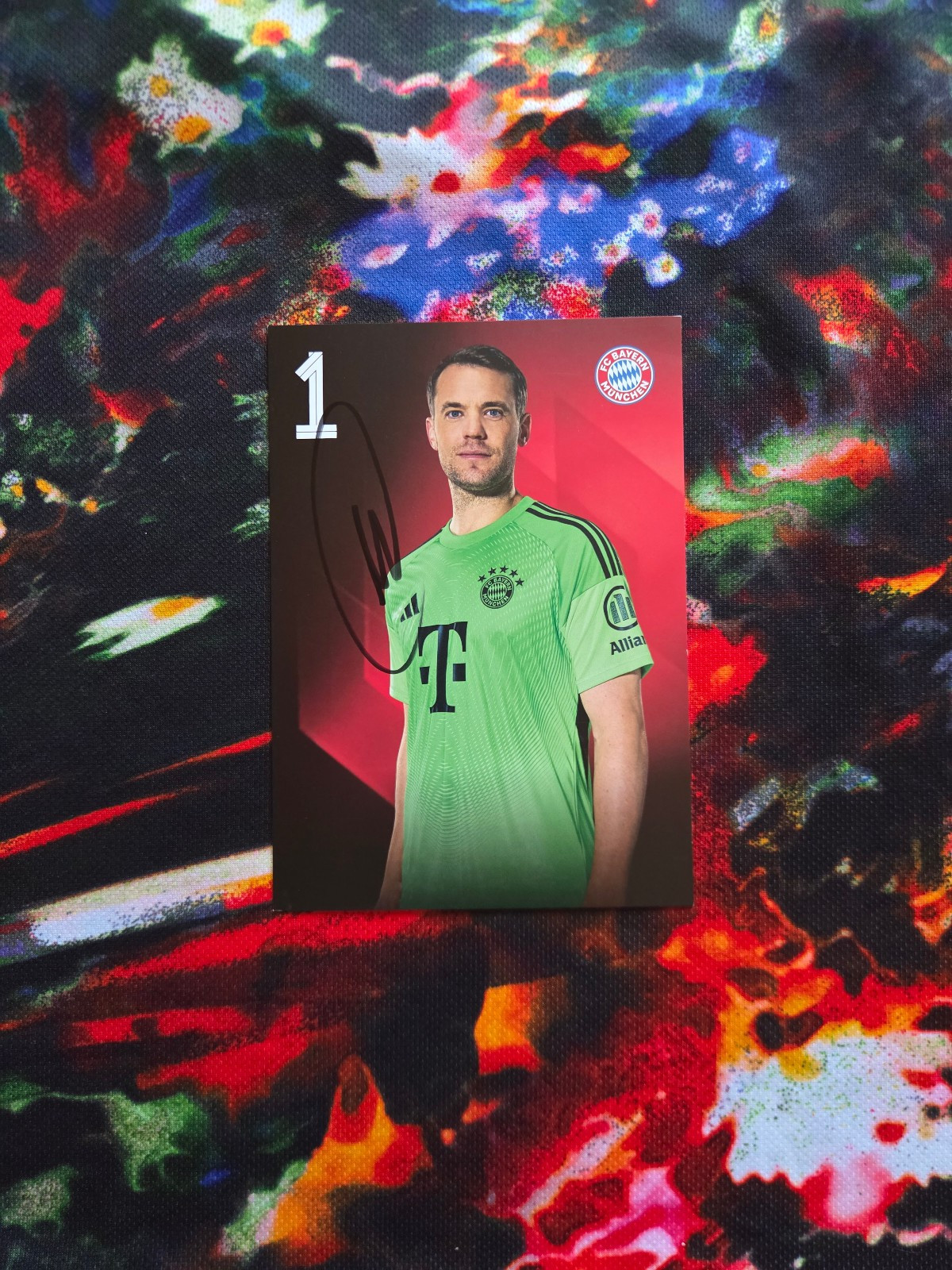 Manuel Neuer 1 Postcard 2025/2026 FC Bayern Munich Germany DfB FcB World Cup European Championship