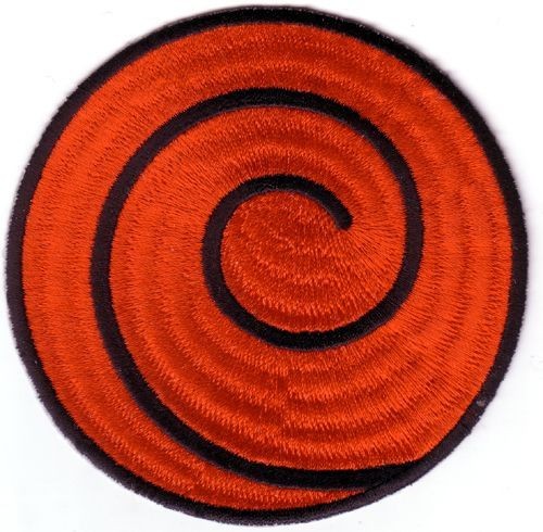 NARUTO RED SPIRAL PATCH - 3.5 inch - NARUT04 NARUTO RED SPIRAL PATCH - 3.5 inch - NARUT04