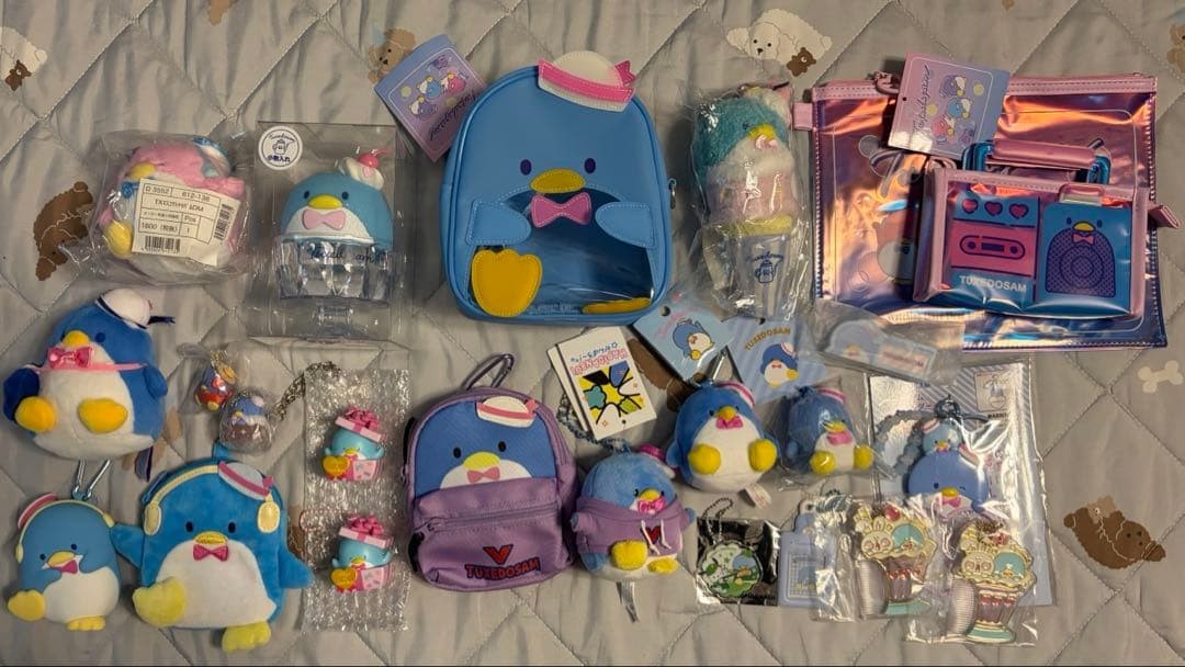 Sanrio Tuxedo Sam 25 Piece Set Collectible Character Goods Authentic Japan