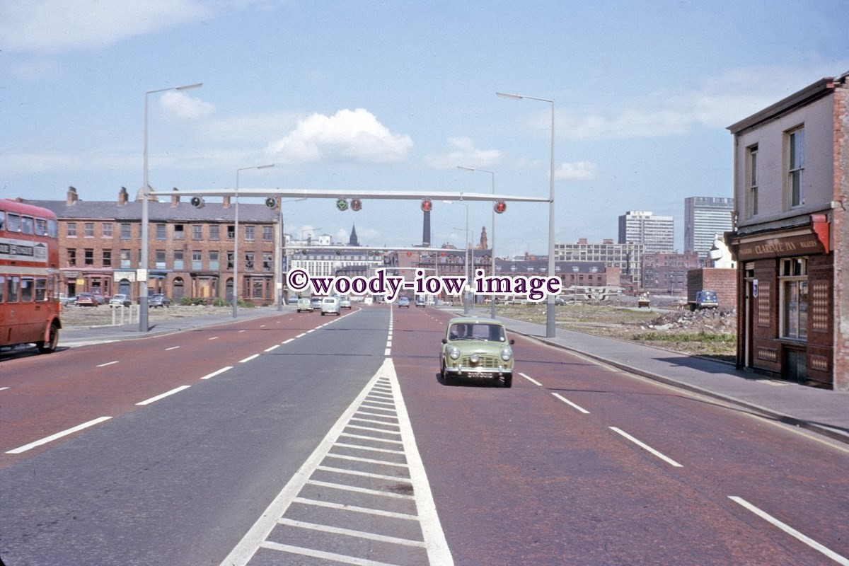 pu1958 - Oxford Street View to City Centre, Manchester c1966 - print 6x4