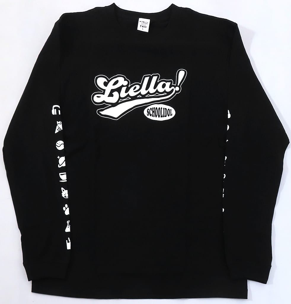 Love Live Superstar Liella Long Sleeve T-Shirt Black L WEGO Japan Authentic