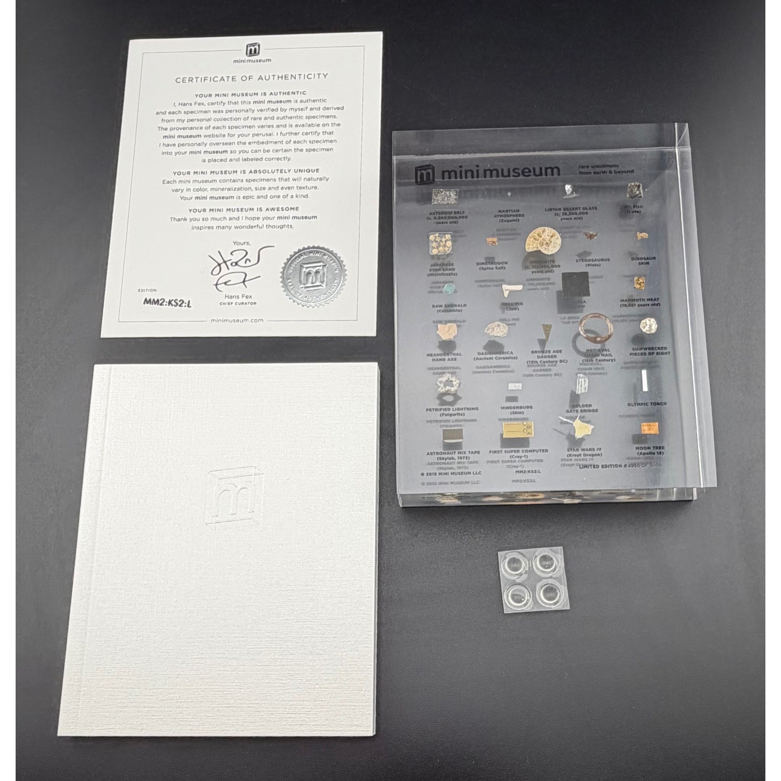Mini Museum 2nd Ed Large 26 Specimen MM2:KS2:L 4950/5000 Hans Fex Kickstarter