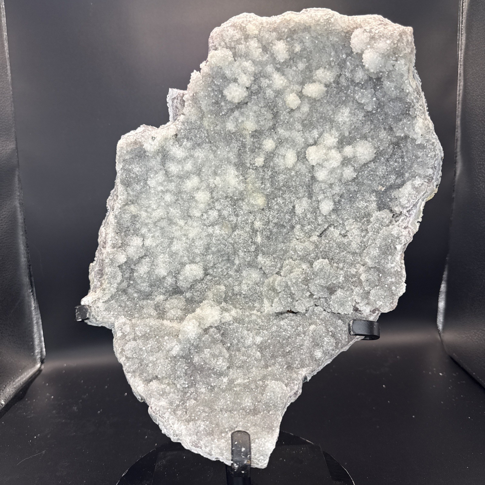  6 LB Huge A+Natural Green Brazilian Zeolite W/ Custom Stand 15 InchesCrystals