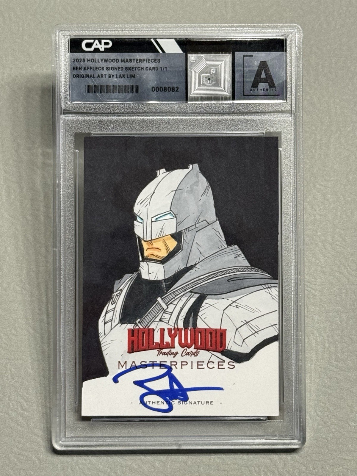 Ben Affleck Signed Batman Card - Hollywood Masterpieces Auto 1/1 Slabbed Beckett Ben Affleck Signed Batman Card - Hollywood Masterpieces Auto 1/1 Slabbed Beckett