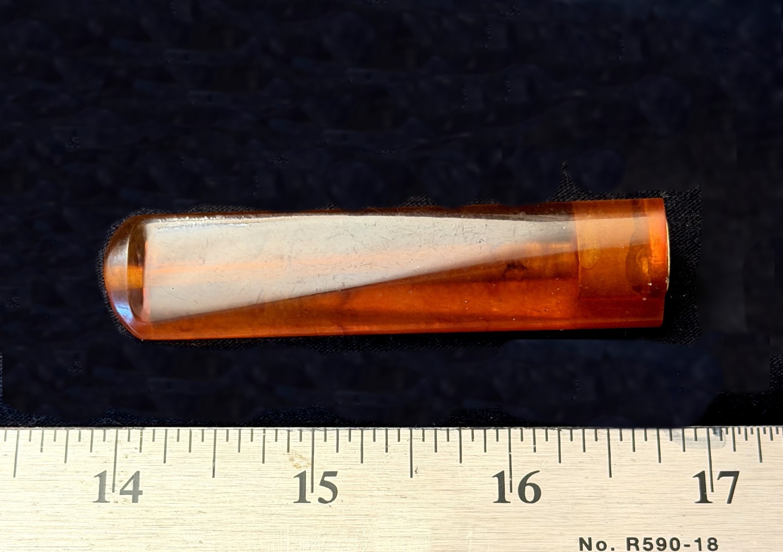 New Vintage Baltic Amber Cigarette Holder with Gold Plated Rim 3\ New Vintage Baltic Amber Cigarette Holder with Gold Plated Rim 3\