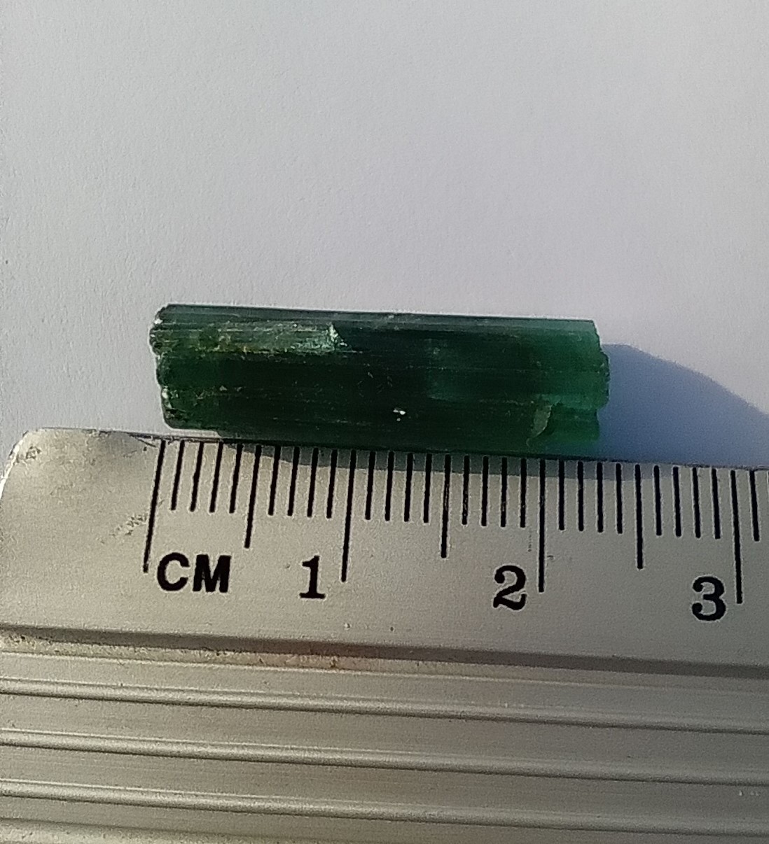 Green Tourmaline Crystal 2.3 cm